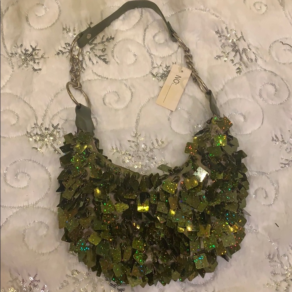 Bling Green Holiday bag